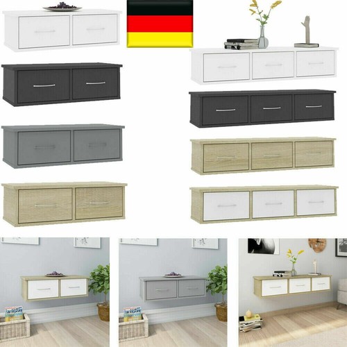 Wandregal mit schublade - wandregal,