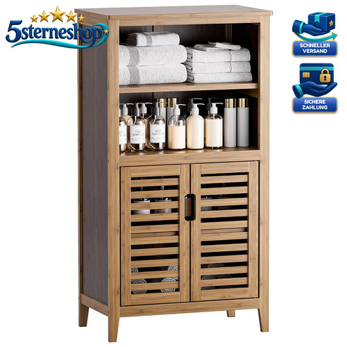 Badezimmerschrank bambus - badezimmerschrank,