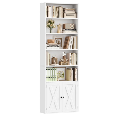 Bücherregal mit türen - bücherregal,