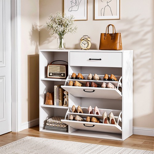 Schuhschrank mit klappen - schuhschrank,