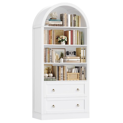 Gewölbter bücherregal mit - bücherregal, 2