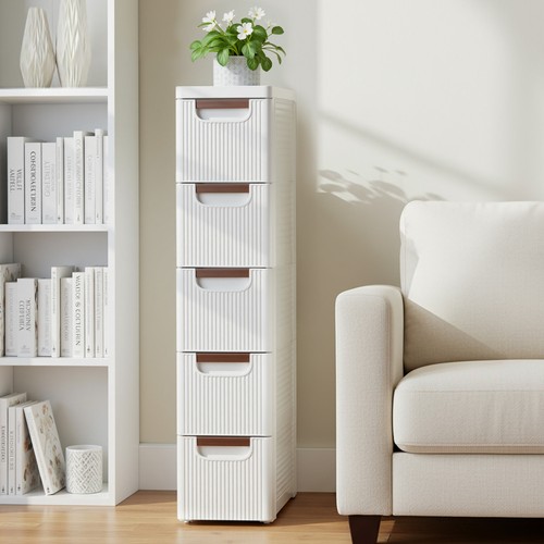 Nischenschrank schmal rollen - schmal,